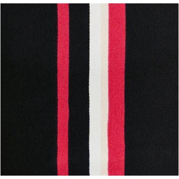 Torrid Hot Shorts Black Pink White Striped Plus Size Paper Bag Waist Size 20 - Picture 3 of 14